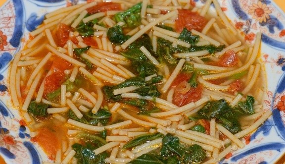 Pasta con i tenerumi